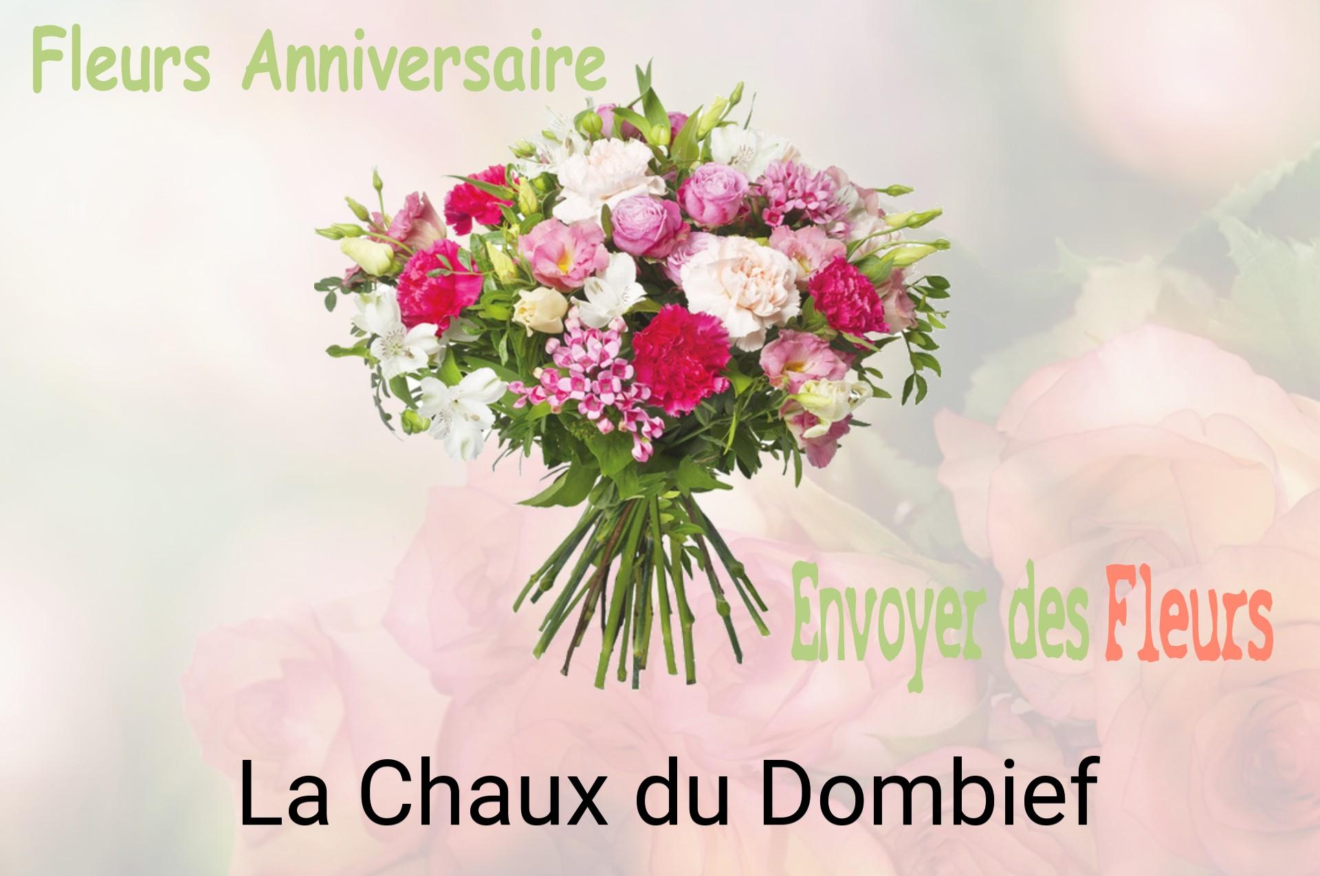 Bouquet de fleurs d’anniversaire livré à La Chaux-du-Dombief