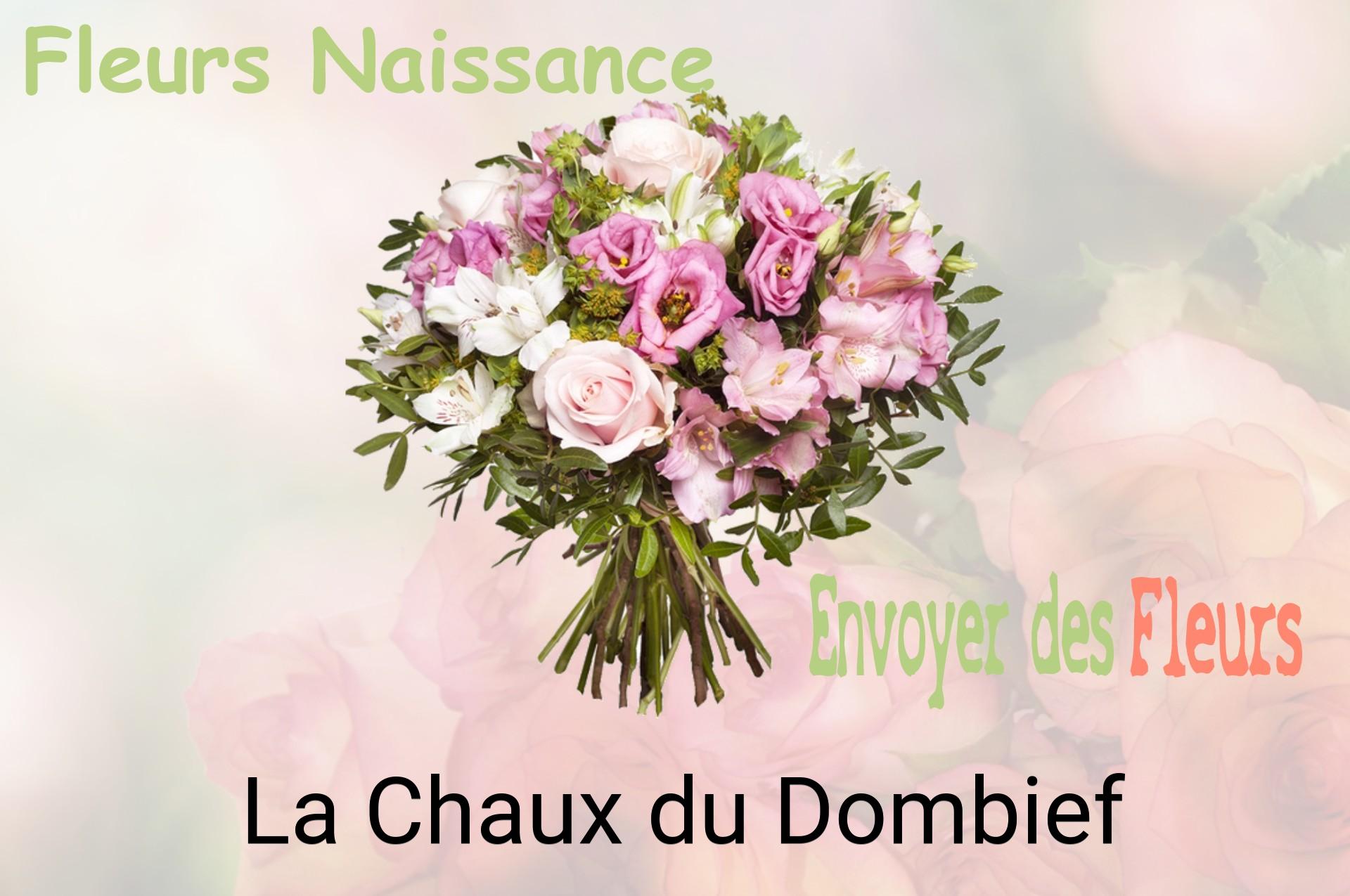 Bouquet de fleurs de naissance livré à La Chaux-du-Dombief