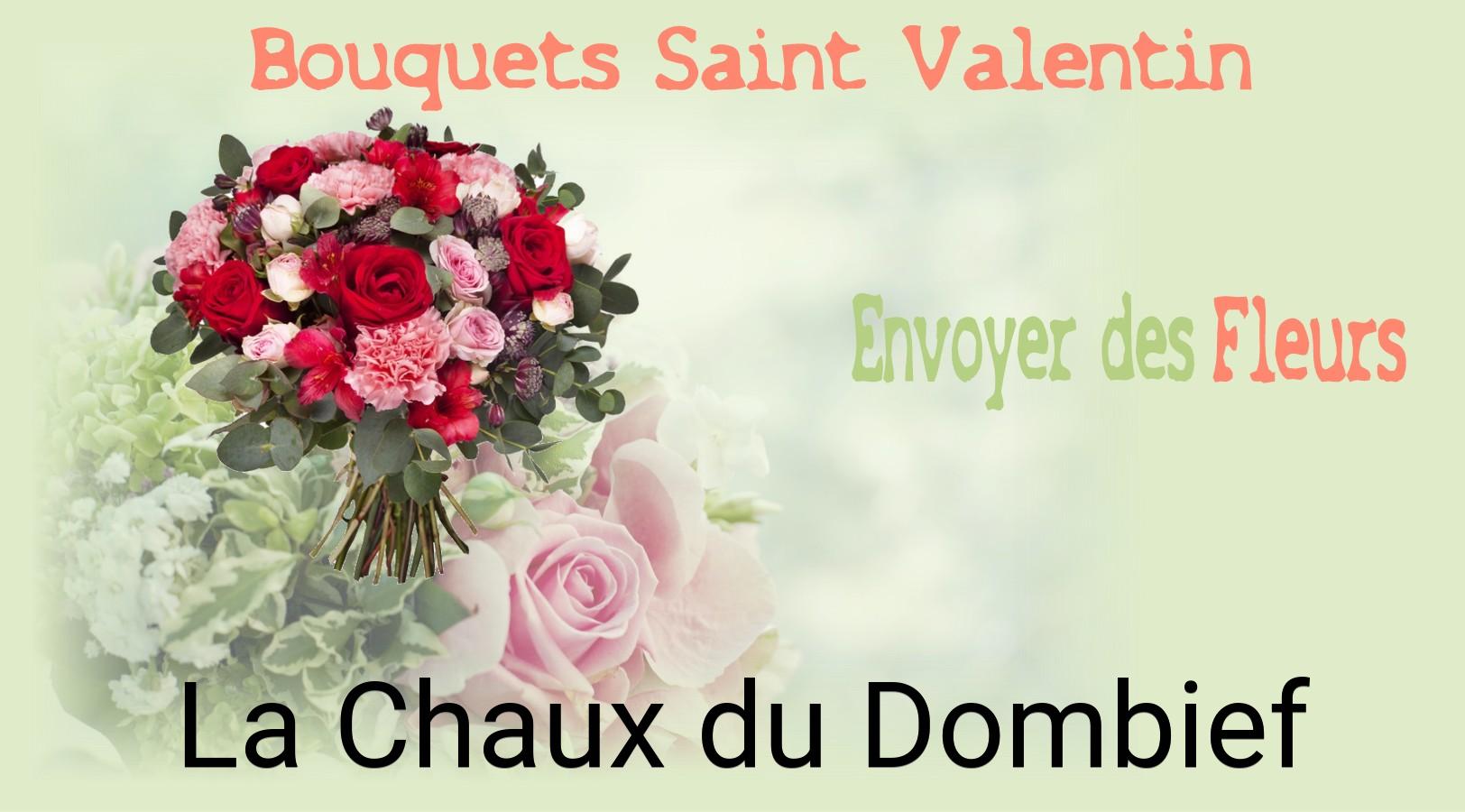 Roses de Saint-Valentin livrées à La Chaux-du-Dombief